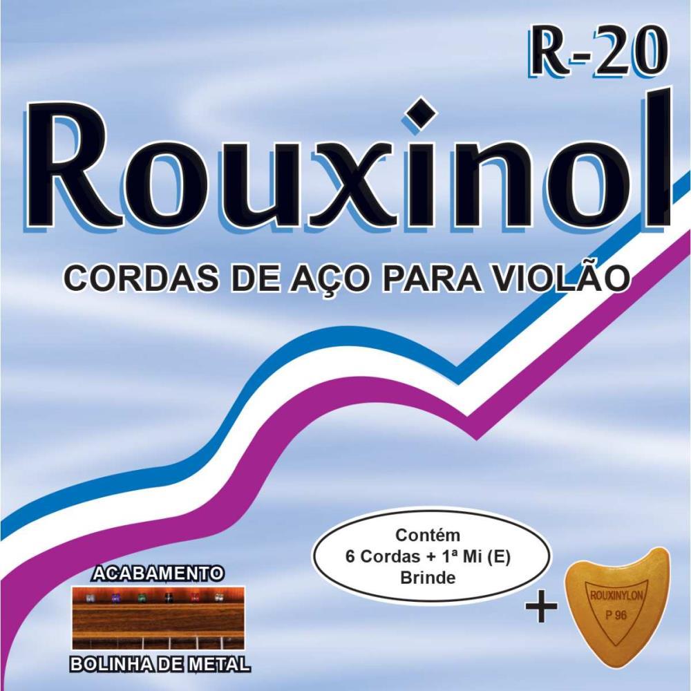 ENCORDOAMENTO P/VIOLAO ACO INOX C/BOLINHA ROUXINOL UNIDADE